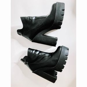 Platform booties